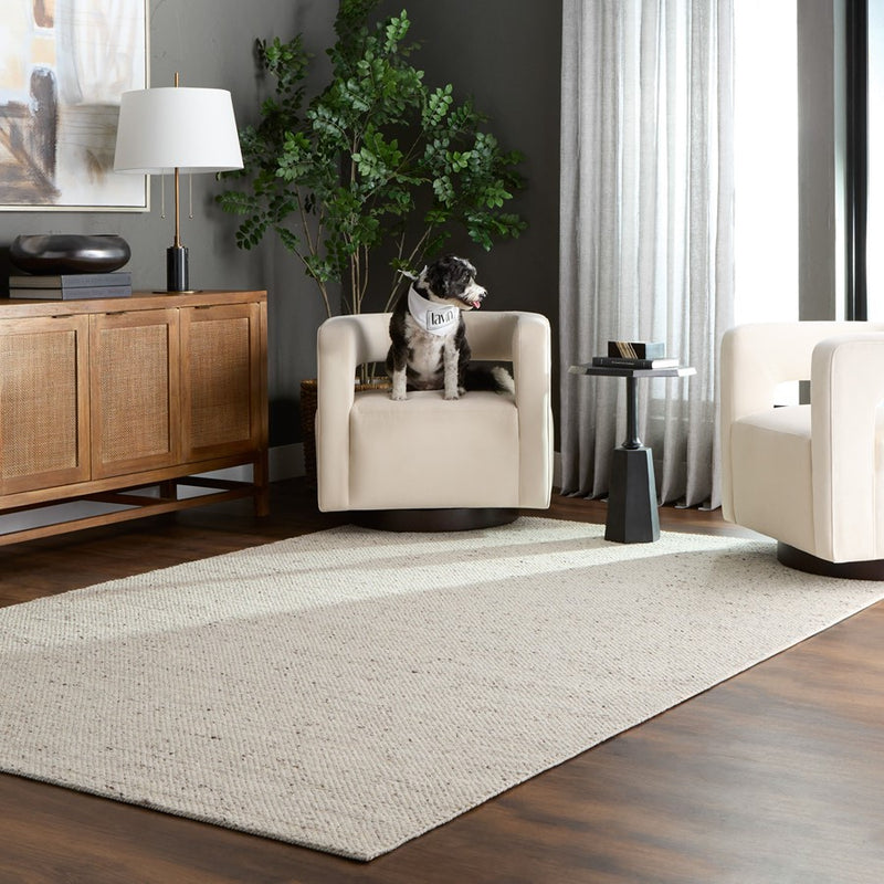 Lavin Rugs N3003 Brinda 2' x 3' Mono Rug, Silver Beige/Neutral