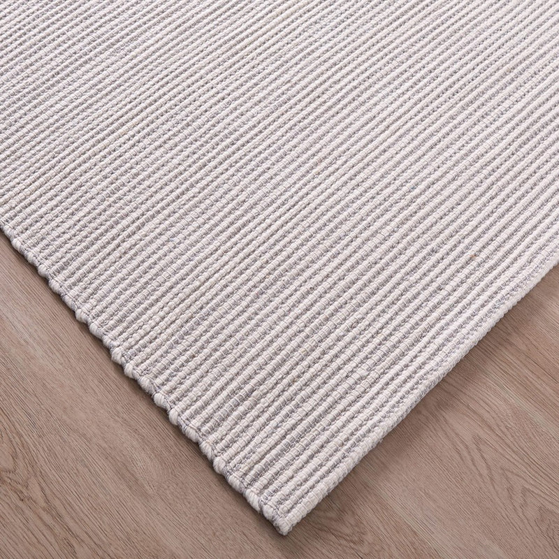 Lavin Rugs N3004 Saira 6'7" x 9'6" Mono Rug, Ivory Silver/Neutral