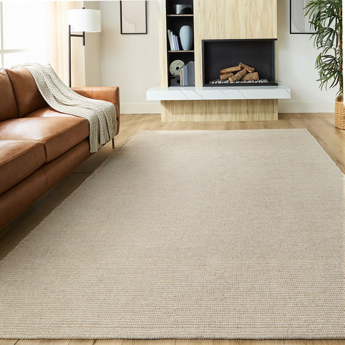 Lavin Rugs N3005 Saira 6'7" x 9'6" Mono Rug, Silver Beige/Neutral