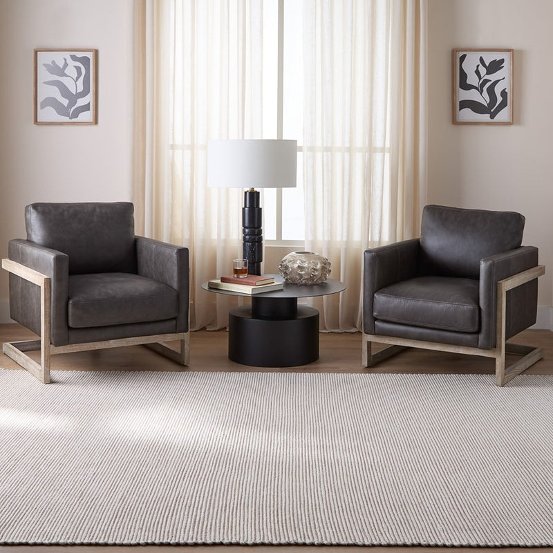 Lavin Rugs N3006 Saira 2' x 3' Mono Rug, Ivory Beige/Neutral