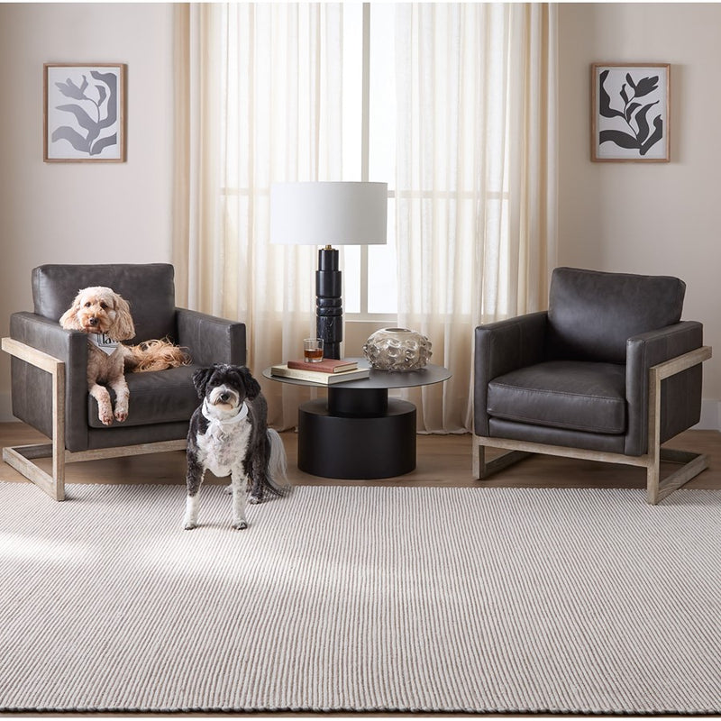 Lavin Rugs N3006 Saira 2' x 3' Mono Rug, Ivory Beige/Neutral