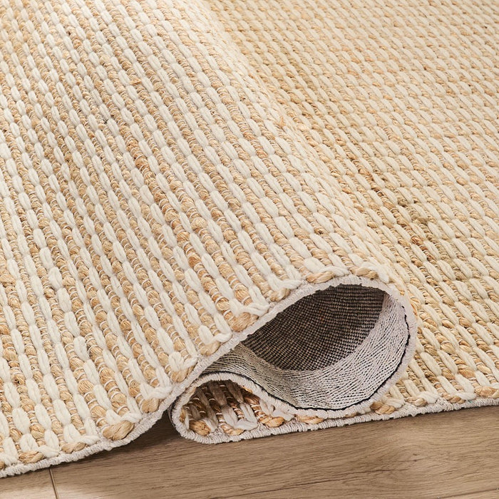Lavin Rugs N3007 Chara 5'3" x 7'6" Mono Rug, Ivory Beige/Neutral