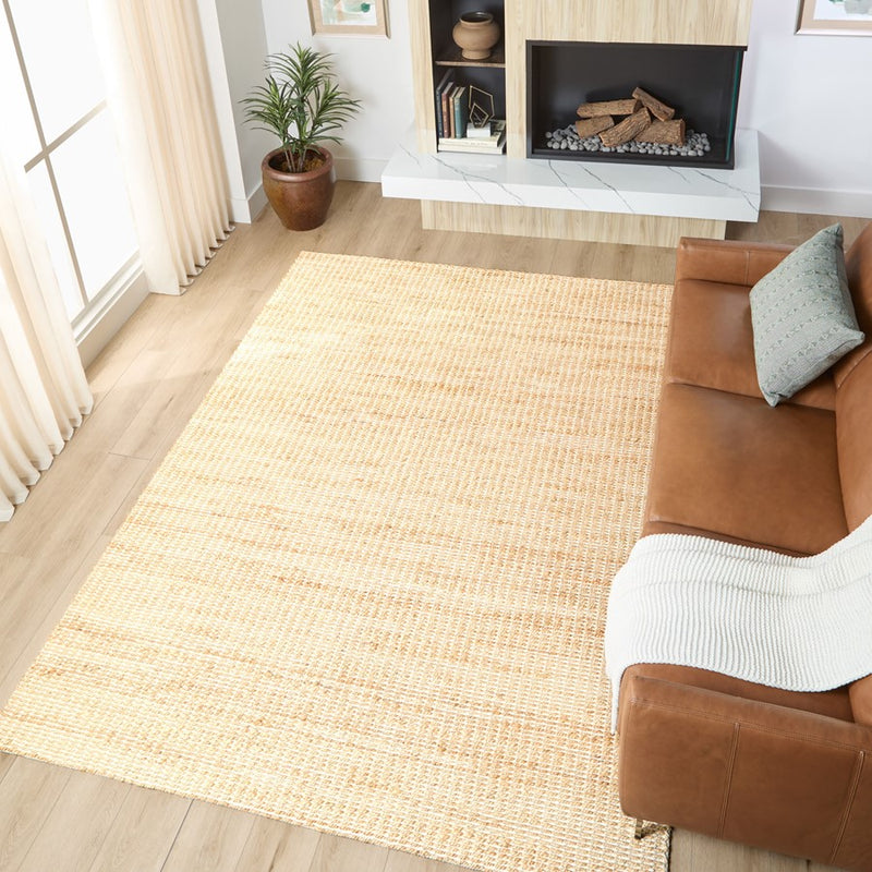 Lavin Rugs N3008 Chara 6'7" x 9'6" Mono Rug, Ivory Beige/Neutral