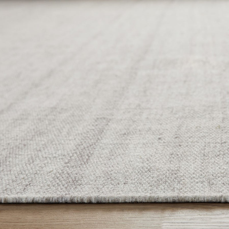 Lavin Rugs N4001 Kiran 2' x 3' Monochromatic Rug, Ivory/Silver