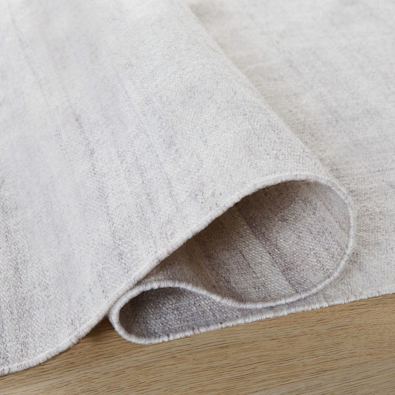 Lavin Rugs N4001 Kiran 7'10" x 10'10" Mono Rug, Ivory/Silver