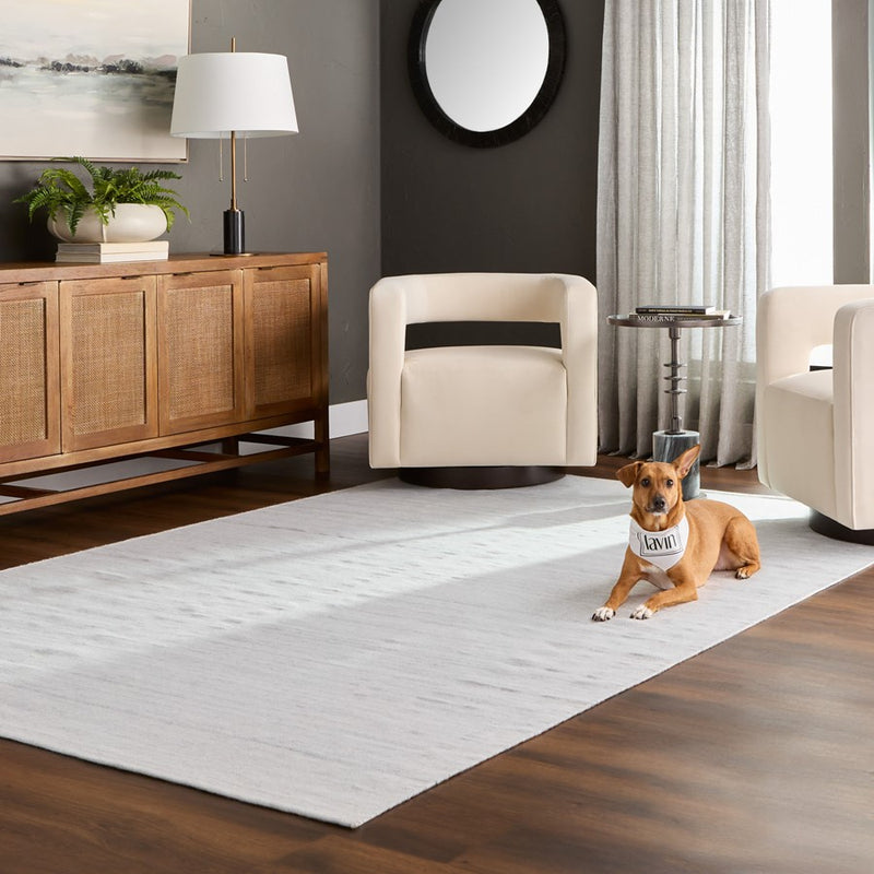 Lavin Rugs N4002 Kiran 2' x 3' Monochromatic Rug, L.Grey/L.Grey