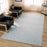 Lavin Rugs N4003 Kiran 7'10" x 10'10" Mono Rug, L.Grey/L.Grey