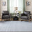Lavin Rugs N4003 Kiran 9'10" x 13'2" Mono Rug, L.Grey/L.Grey
