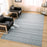 Lavin Rugs N4004 Kiran 5'3" x 7'6" Mono Rug, Charcoal/D.Grey