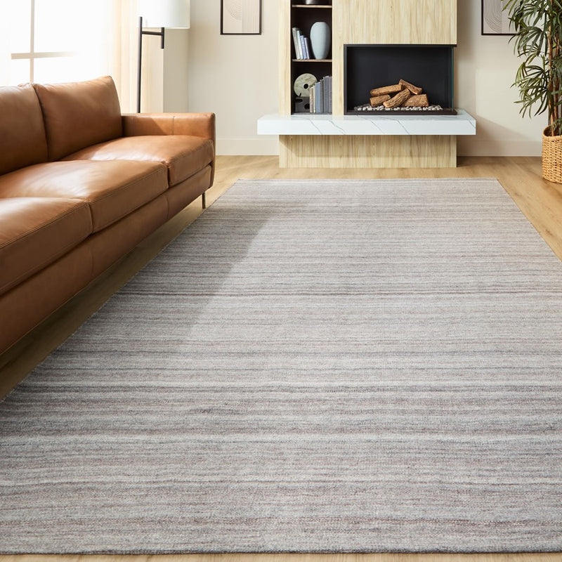 Lavin Rugs N4005 Kiran 2' x 3' Monochromatic Rug, Ash/Dark Grey