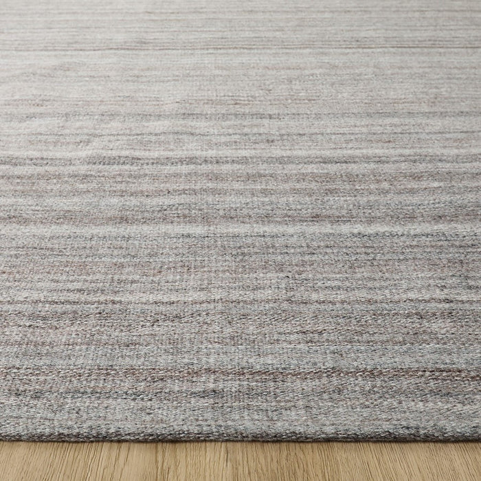 Lavin Rugs N4005 Kiran 5'3" x 7'6" Monochromatic Rug, Ash/Dark Grey