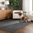 Lavin Rugs N4006 Kiran 2' x 3' Monochromatic Rug, D.Grey/D.Grey
