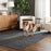 Lavin Rugs N4006 Kiran 2' x 3' Monochromatic Rug, D.Grey/D.Grey