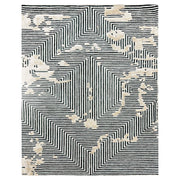 Lavin Rugs N5003 Vani 2' x 3' Geo Rug, Grey Beige/Black/Natural - N5003-0203