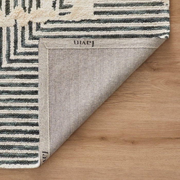 Lavin Rugs N5003 Vani 2' x 3' Geo Rug, Grey Beige/Black/Natural