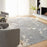 Lavin Rugs N5003 Vani 6'7" x 9'6" Geo Rug, Grey Beige/Black/Natural