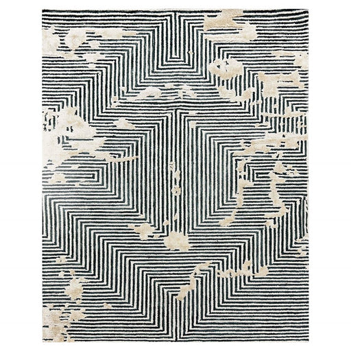 Lavin Rugs N5003 Vani 9'10"x13'2" Geo Rug, Grey Beige/Black/Natural - N5003-1013