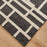 Lavin Rugs N5007 Myra 9'10" x 13'2" Geo Rug, Grey Beige/Black/White