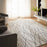 Lavin Rugs N5008 Myra 6'7" x 9'6" Linear Rug, Charcoal/Black/White