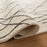 Lavin Rugs N5008 Myra 6'7" x 9'6" Linear Rug, Charcoal/Black/White