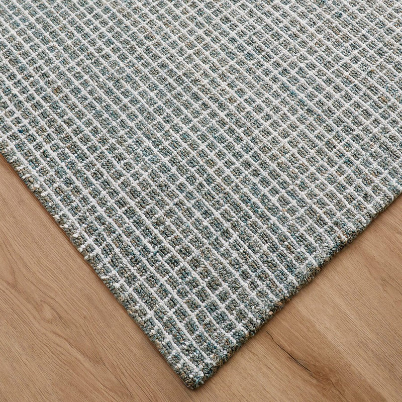 Lavin Rugs N5011 Myra 2' x 3' Checkerboard Rug, Green Ivory/Green