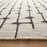 Lavin N5012 Myra 7'10"x10'10" Stripe Rug, Beig Grey/Black/White