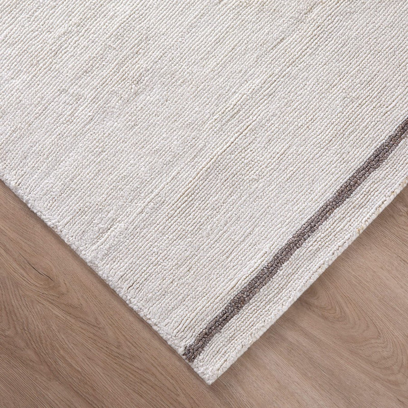Lavin Rugs N5013 Myra 2' x 3' Geo Rug, Cream Brown/Black/White