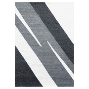 Lavin Rugs N5014 Kali 2' x 3' Stripe Rug, Cream/Black/White/Grey - N5014-0203