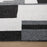 Lavin Rugs N5016 Kali 9'10" x 13'2" Geo Rug, Cream/Black/White/Grey