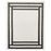 Lavin Rugs N5017 Kali 9'10" x 13'2" Border Rug, Cream/Black/White - N5017-1013
