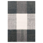 Lavin Rugs N5021 Kali 2'x3' Checker Rug, Grey Ivory/Black/White - N5021-0203