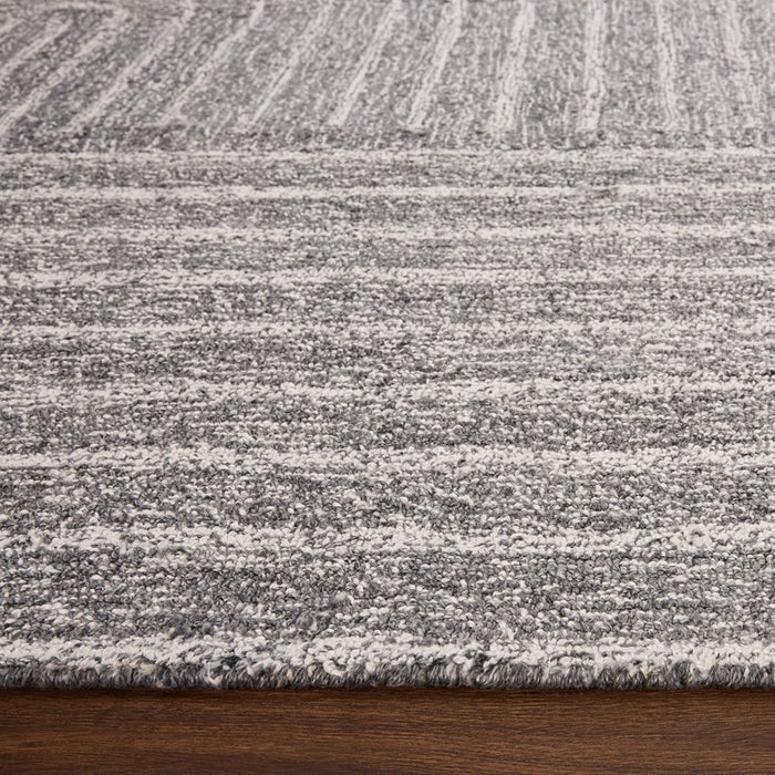 Lavin Rugs N5022 Kali 2' x 3' Linear Swirl Rug, Cream/Grey/White