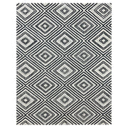 Lavin Rugs N5023 Vani 2' x 3' Geometric Rug, Grey Cream/Black/White - N5023-0203