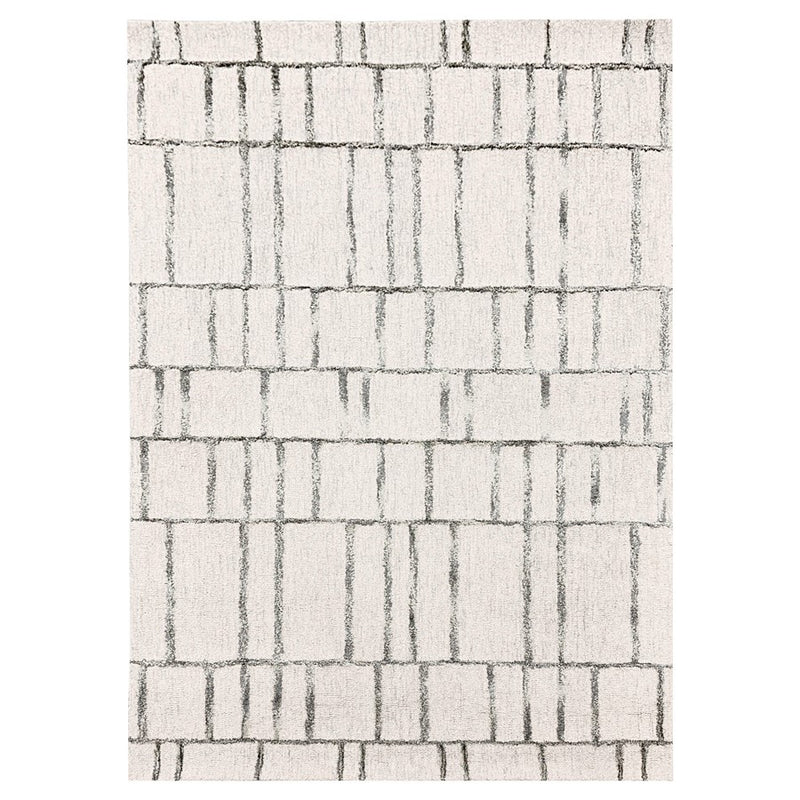 Lavin Rugs N5025 Vani 2' x 3' Geo Rug, Cream Green/White/Ivory - N5025-0203