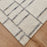 Lavin Rugs N5025 Vani 5'3" x 7'6" Geo Rug, Cream Green/White/Ivory