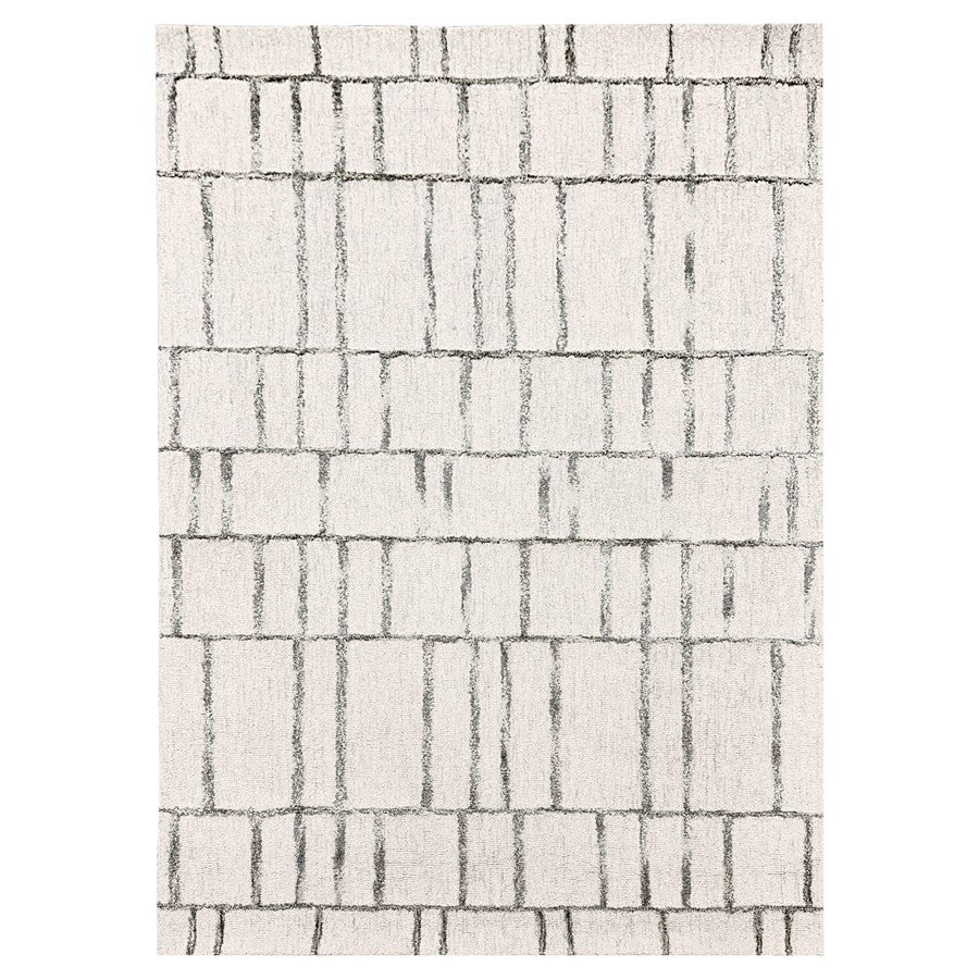 Lavin Rugs N5025 Vani 7'10" x 10'10" Geo Rug, Green/White/Ivory - N5025-0811