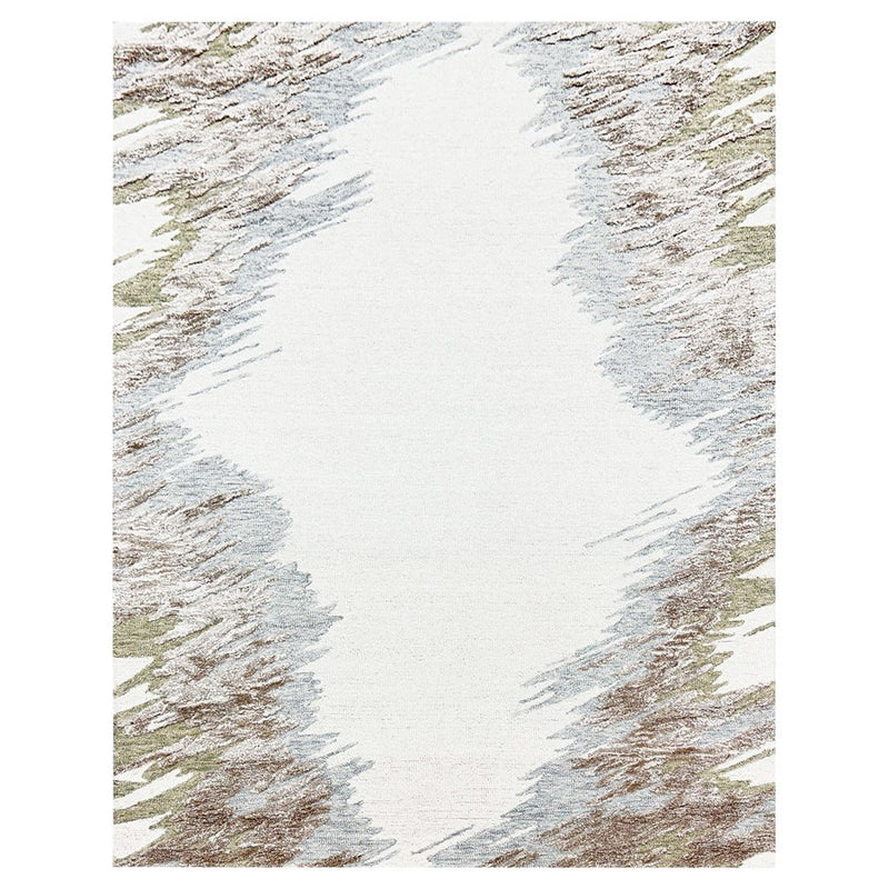 Lavin Rugs N5026 Vani 2' x 3' Marbled Rug, Grey Cream/Earth Tones - N5026-0203