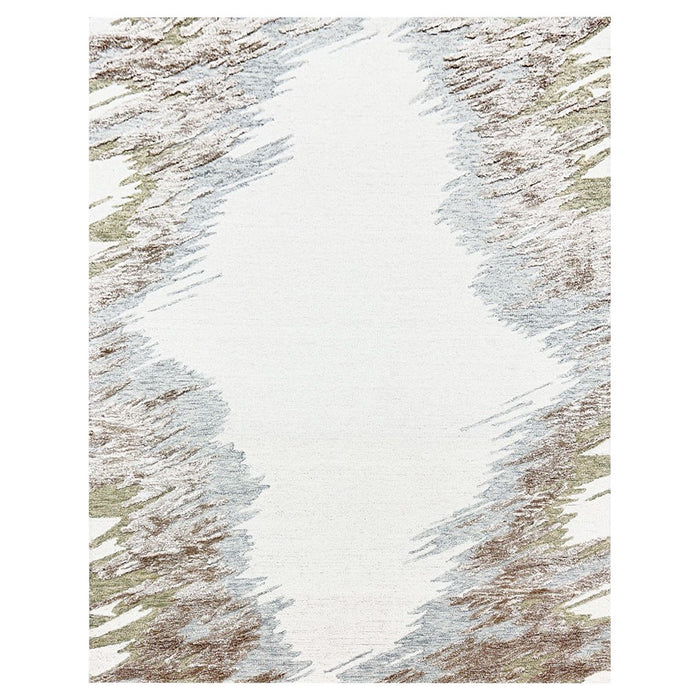 Lavin Rugs N5026 Vani 2' x 3' Marbled Rug, Grey Cream/Earth Tones - N5026-0203