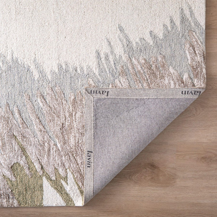 Lavin Rugs N5026 Vani 6'7" x 9'6" Marbled Rug, Grey Cream/Earth