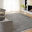 Lavin Rugs N5028 Ganges 2' x 3' Stripe Rug, Cream/Black/Natural