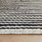 Lavin Rugs N5028 Ganges 2' x 3' Stripe Rug, Cream/Black/Natural