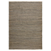 Lavin Rugs N5028 Ganges 6'7" x 9'6" Stripe Rug, Cream/Black/Natural - N5028-0609