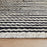 Lavin Rugs N5028 Ganges 9'10"x13'2" Stripe Rug, Cream/Black/Natural