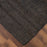 Lavin Rugs N5029 Ganges 6'7" x 9'6" Solid Rug, Black/Black