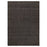 Lavin Rugs N5029 Ganges 9'10" x 13'2" Solid Rug, Black/Black - N5029-1013