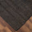 Lavin Rugs N5029 Ganges 9'10" x 13'2" Solid Rug, Black/Black