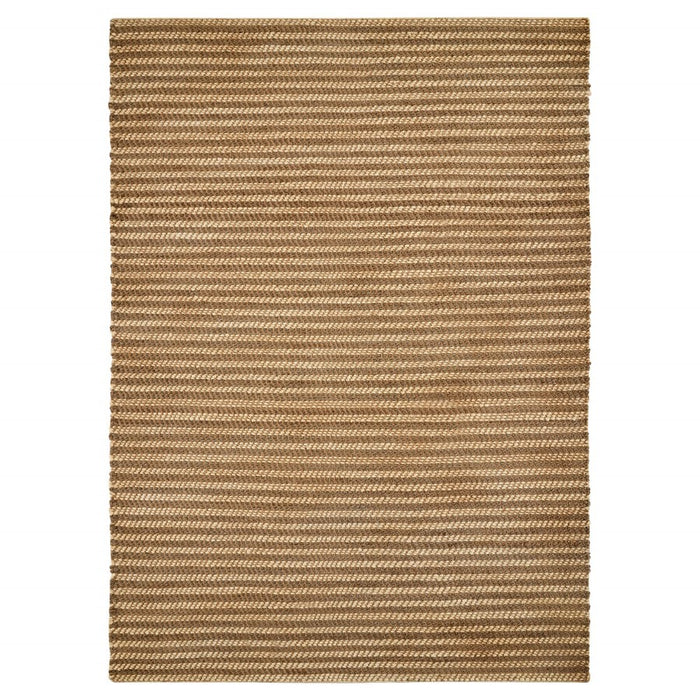 Lavin Rugs N5030 Ganges 2' x 3' Stripe Rug, Beige Brown/Brown - N5030-0203