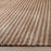 Lavin Rugs N5030 Ganges 6'7" x 9'6" Stripe Rug, Beige Brown/Brown