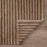 Lavin Rugs N5030 Ganges 6'7" x 9'6" Stripe Rug, Beige Brown/Brown
