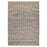 Lavin Rugs N5031 Ganges 7'10"x10'10" Stripe Rug, Black/Natural - N5031-0811